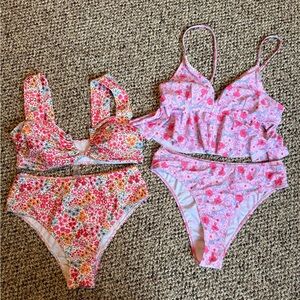 NWOT Floral Bikini Set bundle